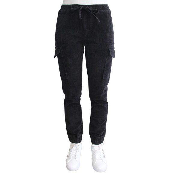 Almost Famous Juniors' Drawstring Cargo Joggers Size L - Picture 1 of 3
